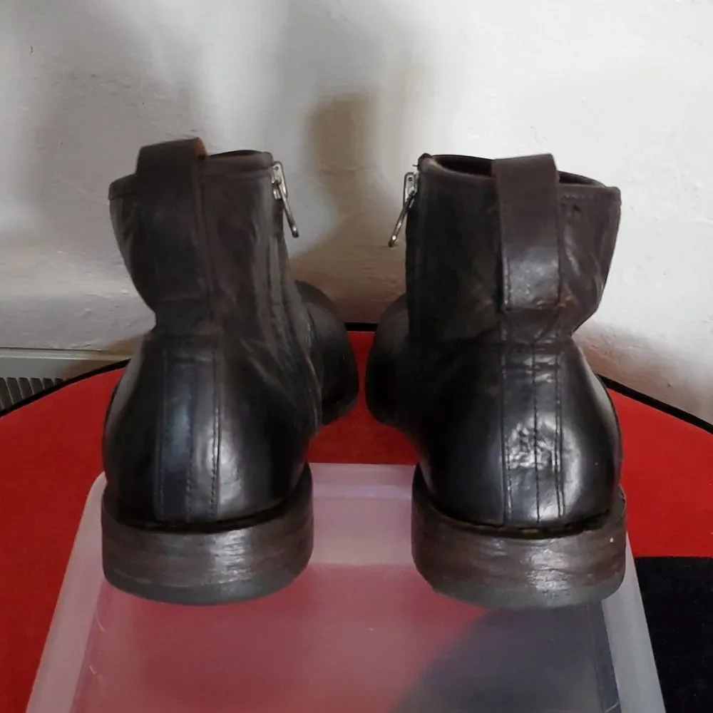Timberland Boot Company Men's Black Leather Ankle Boots Size 9